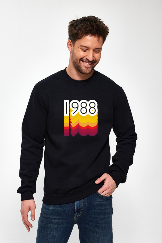 1988 Baskılı Sweatshirt