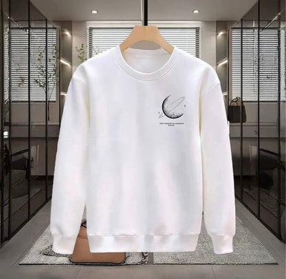 Ay Baskılı Sweatshirt