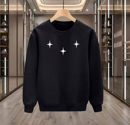 3 Yıldız Baskılı Sweatshirt